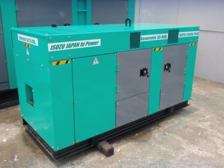 เครื่องปั่นไฟนำเข้าประกอบใหม่ 40 Kva.POWER BY JAPANรับประกัน 12 เดือน