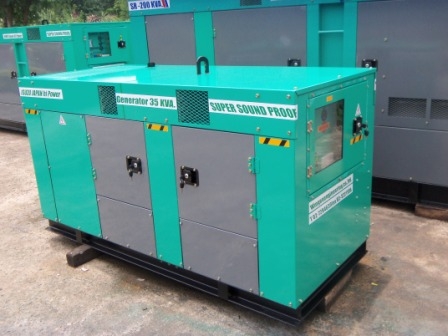 เครื่องปั่นไฟนำเข้าประกอบใหม่ 40 Kva.POWER BY JAPANรับประกัน 12 เดือน