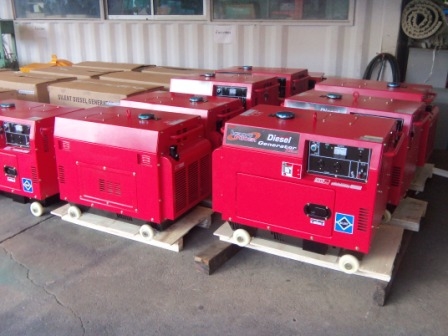 เครรื่องปั่นไฟ 7 KVA. (สินค้าใหม่ทนทาน บำรุงรักษา่งาย ประหยัดน้ำมัน รับประกัน 6 เดือน)