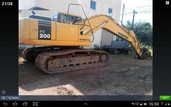 ขาย KOMATSU PC200- 7 9,xxxh สภาพสวยพร้อมใช้ ราคาต่อรองได้ ติดต่อได้ที่คุณ อ๊อฟ พิจิตร 086-737-9991