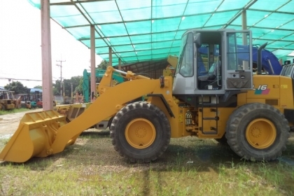 ขายรถแบคโฮ TCM L16-2 แขนยาว 410เมตร ยาง2ชั้น