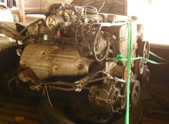 ขายเครื่่องโตโยต้า 1JZ-GE 2500ccเป็นเครื่องเชียงกง เครื่่อง11,000 เกียร์ออโต้4,000 บ.T.092-9351644