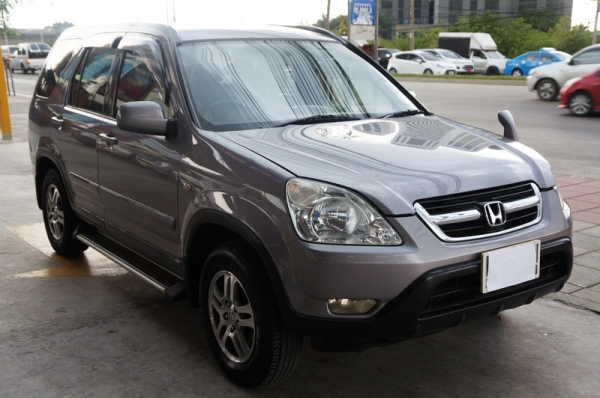 HONDA CRV ปี 2002 ติดแก็ส LPG หัวฉีด ขายรถสวย ARIBAG คู่หน้า เบรคระบบ ABS เครื่องเดิมๆ ช่วงล่างดี แอร์เย็นๆ เบาะหนังสภาพดี กระจกไฟฟ้า ล้อ MAX รถไม่มีชนหนัก 100 \% ภายในสภาพสวย สีสวย รถพร้อมใช้งาน จัดไฟแนนได้