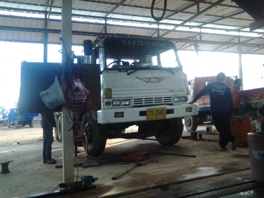 HINO FM176 เครื่อง EL100 ขึ้นแมคโค200สบาย ภาษีเต็ม ยางดี10เส้น