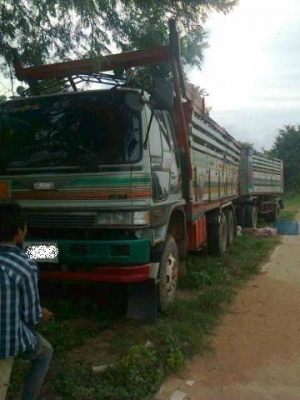 ***ขายแล้วครับขอบคุณ Truck2hand <<ถูกๆจัดให้ ร่วมสู้ด้วยกัน พี่น้องครับ !!>>ขาย18ล้อพ่วง แม่ลูกดั้ม HINO FM3MNLD ปี39 วางเครื่อง2K K13D-260HP(ลงเล่ม) เครื่องแน่นดี แรงดี เกียร์ดีไม่หลุด ช่วงล่างเดิม คัสซีดี ไม่ปะไม่ดาม กระบะดั้มเนียมสหกิจ สภาพ