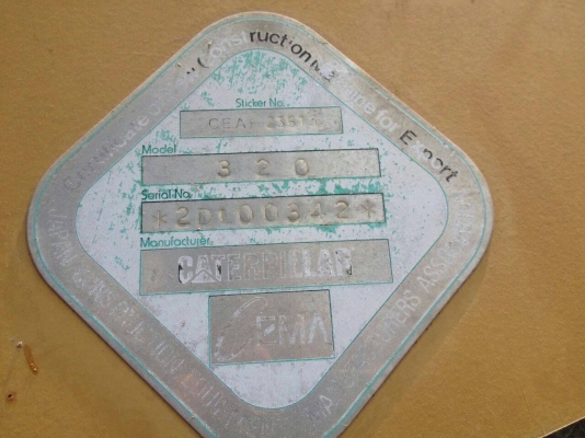 ขาย CAT 320V2 สภาพสวยพร้อมใช้ ราคาต่อรองได้ ติดต่อได้ที่คุณ อ๊อฟ พิจิต737-ร 086-9991