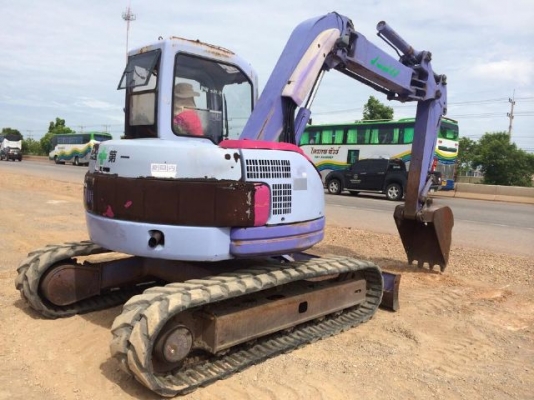 ขายรถแบคโฮ KOMATSU PC75UU-2 คอลโทรลสั้น ปั้มนิ้ว สภาพสวยพร้อมใช้ นำเข้าจากญี่ปุ่น มีVDOการทำงานครับ