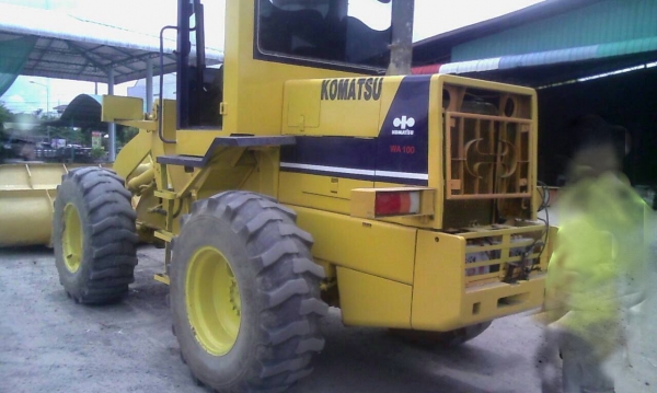ขายรถตักล้อยาง KOMATSU WA-100-1 รถสวยแบบเก่านอก สภาพสมบูรณ์พร้อมใช้ สนใจโทร