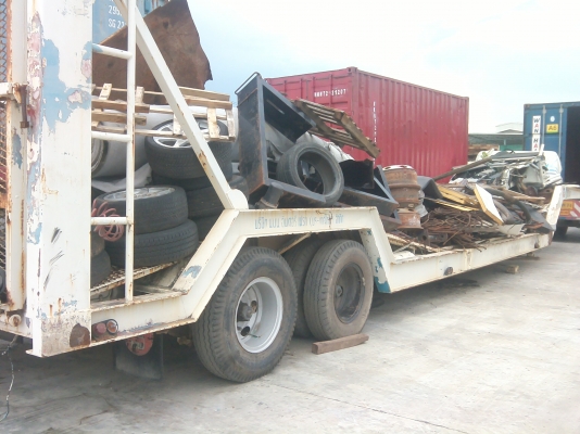 ขายหางพ่วงเทเลอร์  บรรทุกรถ  ชั้นเดียว