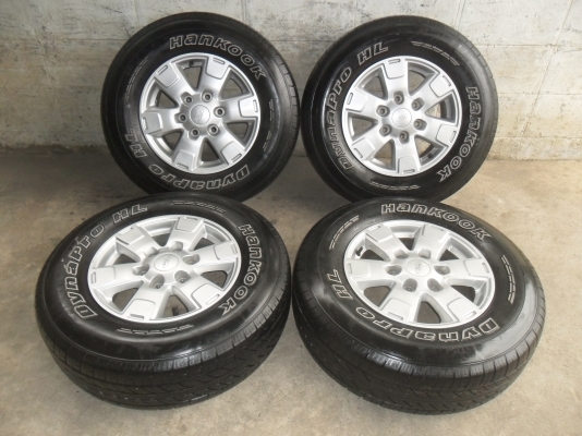 ล้อแม็ก 16นิ้ว 6รู ฟอด พร้อมยาง สวยๆ 4 ล้อ ราคา 6900 บาท