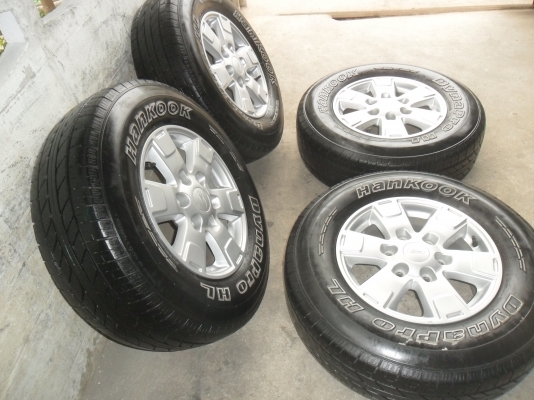 ล้อแม็ก 16นิ้ว 6รู ฟอด พร้อมยาง สวยๆ 4 ล้อ ราคา 6900 บาท ล้อแม็ก 16นิ้ว 6รู ฟอด พร้อมยาง สวยๆ 4 ล้อ ราคา 6900 บาท