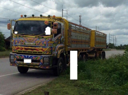 ขายรถสิบล้อ Isuzu DECA 360 ดั้มเนียม ปี55 แม่ลูก ต่ออู่ไทเทเลอร์ รถยังใช้งานอยู่