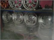 ล้อเรโทร 14*6 off-15 ล้อ 6 รู มิเนียมทั้งลูก ฝาก็มิเนียม ชุดละ 3900 บาท เอาไปปัดเงาเองนะ 0850227371