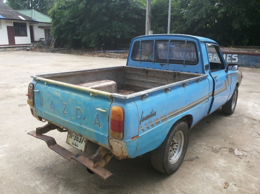 มาสด้า1000 ฝาท้ายเล็ก ทะเบียนโอน เครื่องa12 เครื่องดี รถสีฟ้ารถเดิมๆ ราคา 18000