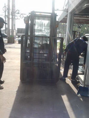 ขายรถโฟลค์ลิฟท์ TOYOTA 1.5 ตัน เเก๊ส LPG+น้ำมันเบนซิน