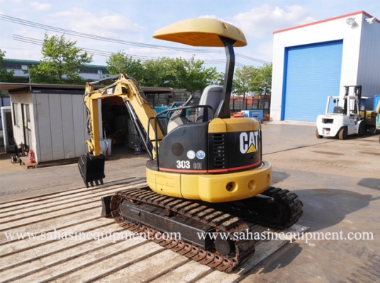 รถขุด CAT 303CR S/N CAR038XX นำเข้า สภาพดี บจก.สหสินอีควิปเม้นท์ โทร.081-5851880, 02-5168100-1 www.sahasinequipment.com