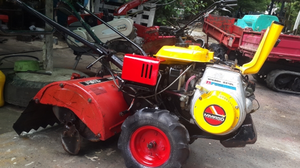 รถพรวนดินปรับสภาพพร้อมใช้งาน สตาร์ทด้วยกุญแจ 2 ระบบ