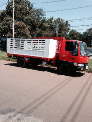 ฮีโน่ fb4j เครื่องยนต์ Jo5c ติดเครน2.5ตันราคาถูก 590000 บาทพร้อมโอน