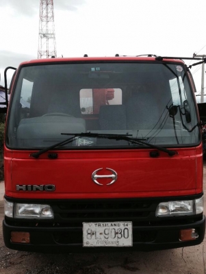 ฮีโน่ fb4j เครื่องยนต์ Jo5c ติดเครน2.5ตันราคาถูก 590000 บาทพร้อมโอน