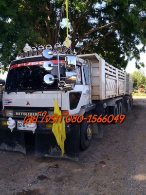 **1,700,000 บ.ต่อรอง**ขาย18ล้อพ่วงแม่ลูกดั้ม สวยๆ "หลงยูโรวัน" MITSU MMTFN527ETC ปี42 วางเครื่องM6-260HP (ลงเล่ม) เครื่องแห้งๆ แน่นๆ แรงจัด ไม่มีเยิ้ม เกียร์ ดี ไม่มีหลุด ช่วงล่างเดิม คัสซีสวยไม่ปะไม่ดาม กระบะดั้มเหล็กSSM ลอนเฉียงสภาพสวย พื้นดีข