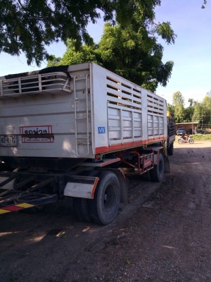 **1,700,000 บ.ต่อรอง**ขาย18ล้อพ่วงแม่ลูกดั้ม สวยๆ "หลงยูโรวัน" MITSU MMTFN527ETC ปี42 วางเครื่องM6-260HP (ลงเล่ม) เครื่องแห้งๆ แน่นๆ แรงจัด ไม่มีเยิ้ม เกียร์ ดี ไม่มีหลุด ช่วงล่างเดิม คัสซีสวยไม่ปะไม่ดาม กระบะดั้มเหล็กSSM ลอนเฉียงสภาพสวย พื้นดีข