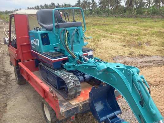 ขายรถบรรทุกเครื่องเกษร4*4ดั้มได้เลี้ยวเอวอ่อนพร้อมรถแบคโคKubota - 07