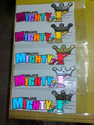 สติ๊กเกอร์ สะท้อนแสงตกแต่งรถยนต์