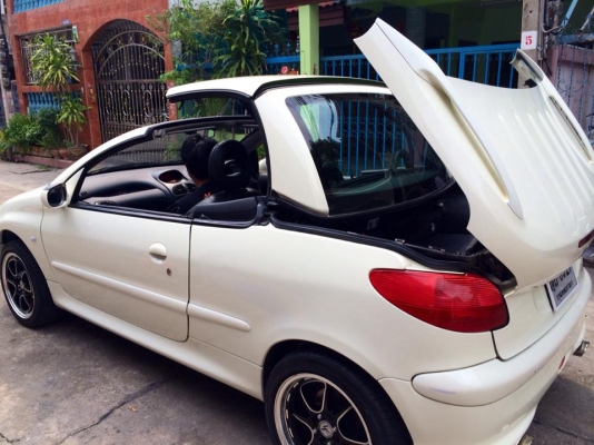 T&T BIKE RAMA2 ขายPEUGEOT 206 เปิดประทุน เครื่อง1600 ปี2003รถสวยวิ่งมา7xxxxโลล้อแมก16ยางปี13 ราคา585000 T&T BIKE RAMA2 ขายPEUGEOT 206 เปิดประทุน เครื่อง1600 ปี2003รถสวยวิ่งมา7xxxxโลล้อแมก16ยางปี13 ราคา585000