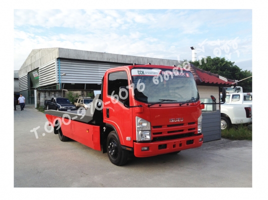 รถบรรทุก ISUZU NPR150แรง สไลด์ถาดกองพื้น