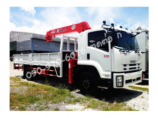 รถบรรทุก ISUZU FTR240แรง ติดเครน