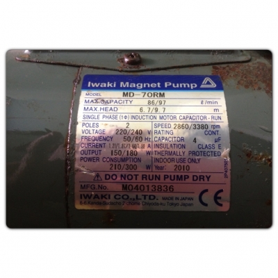 ขายปั๊มเคมี IWAKI PUMP Made in Japan