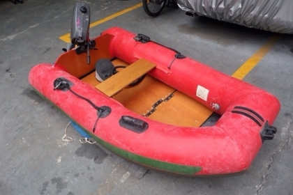 ขาย เรือยางพร้อมเครื่อง SUZUKI 2 แรง เก่าญี่ปุ่น ราคา 17,500