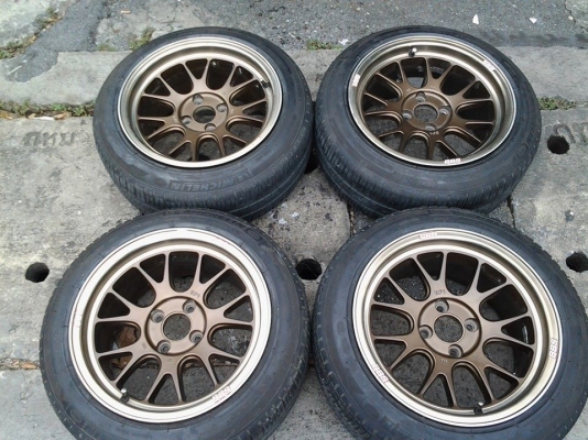 ล้อ BBS 15x8 et20 พร้อมยาง 185/55/15 ปี13 ดอกเต็ม หล่อๆล้นๆ วิ่งกันยาวๆ ชุดละ 12,500 บาท