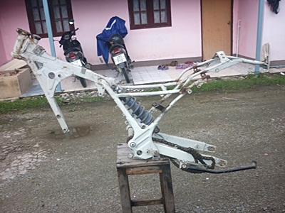 ขาย โครงรถไต่เขา HONDA TLM200 1,500บ.