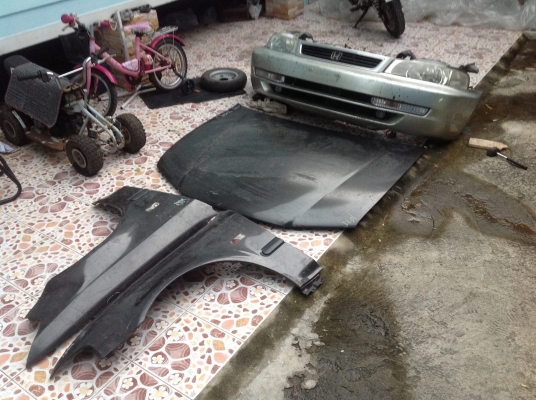 ชุดแปลงหน้าตัดศอก แก้มข้าง ซ้ายขวา ฝากระโปรงหน้า honda civic domini