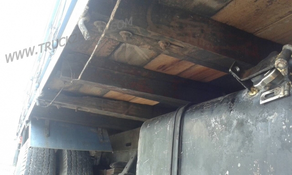 รถบรรทุก 6 ล้อ กระบะรั้ว ISUZU รุ่น NPR