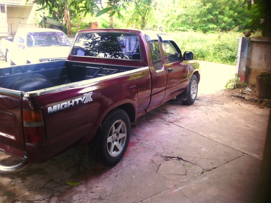 ขาย TOYOTA ไมตี้ Xแคป ปี38 ล้อแมก แมคลายเนอ แอร์เย็น ภายในสวย หน้าเดิม 97000บาท