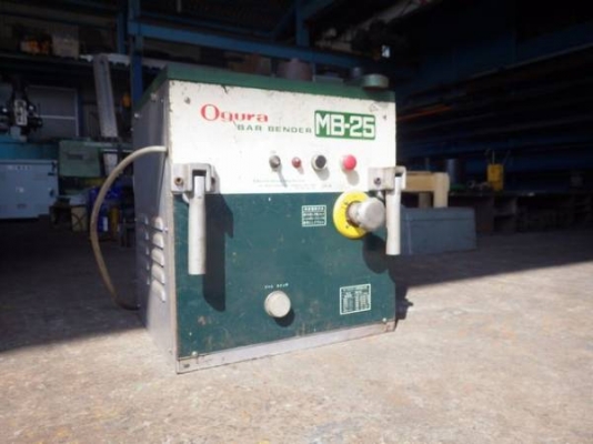 จำหน่ายเครื่องดัดเหล็ก6-25 มิล มือสอง ยี่ห้อ OGURA สภาพ 80\%