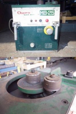 จำหน่ายเครื่องดัดเหล็ก6-25 มิล มือสอง ยี่ห้อ OGURA สภาพ 80\%