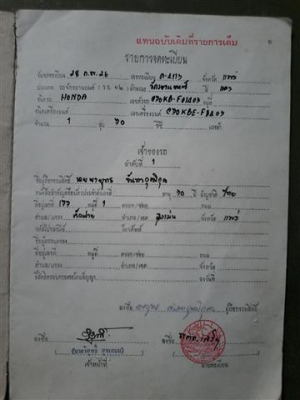 ฝากขาย Honda C700 เครื่อง Dipper 125 มีเล่มโครงให้เครื่องเอกสารอินวอยเครื่องดีจบๆ ขาย 12500 บาท