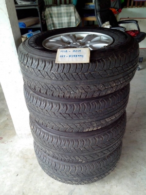 ยางกระบะ Dunlop 245/70R16 พร้อมแม็ก Mitsubishi