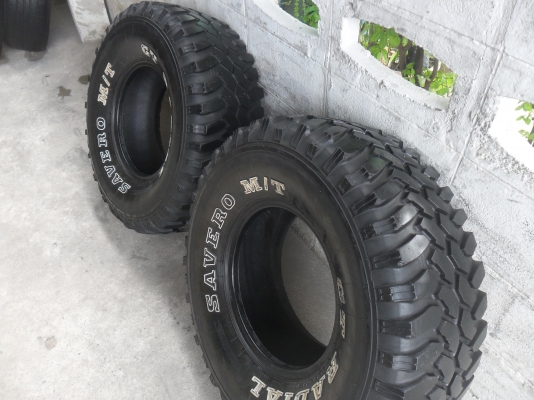 ยาง SAVERO 33x12.50R15 สวยๆ 1 คู่ ราคา 3500 บาท