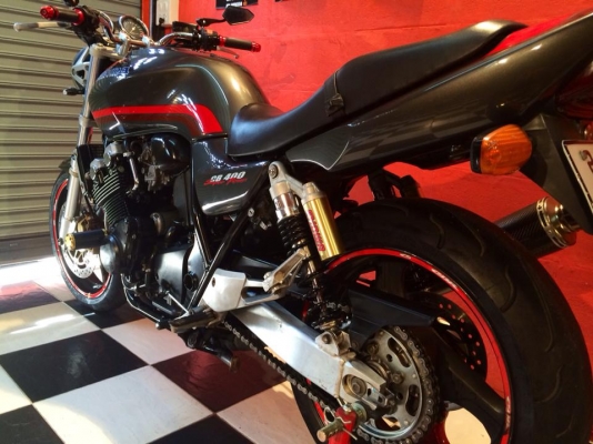 T&amp;T BIKE RAMA2ขาย HONDA CB400 V-TEC1 ปี2000 เทคเปิด ทุกเกียร์ ขี่สนุกๆ ท่อสูตร ระบบไฟสมบูรณ์ราคาพิเศษด่วน 79500