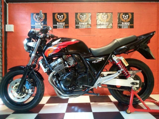 T&amp;T BIKE RAMA2 ขายHONDA CB400 ปี94 อินวอย สรรพมิตแท้ๆรถสวยพร้อมใช้ราคาเพียง 59500 ฿