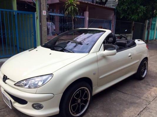 T&T BIKE RAMA2 ขายPEUGEOT 206 เปิดประทุน เครื่อง1600 ปี2003รถสวยวิ่งมา7xxxxโลล้อแมก16ยางปี13 ราคา585000 T&T BIKE RAMA2 ขายPEUGEOT 206 เปิดประทุน เครื่อง1600 ปี2003รถสวยวิ่งมา7xxxxโลล้อแมก16ยางปี13 ราคา585000