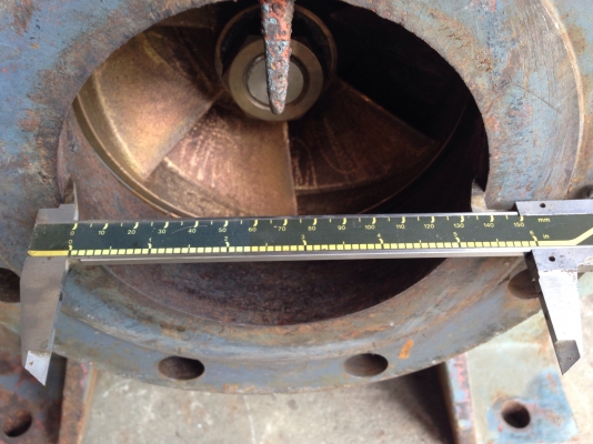 ขายหัวปั้มน้ำหอยโข่ง Ebara ขนาด เข้า 6 นิ้ว ออก 5 นิ้ว ใบพัดทองเหลือง สภาพดี หมุนนิ่ม ขายหัวปั้มน้ำหอยโข่ง Ebara ขนาด เข้า 6 นิ้ว ออก 5 นิ้ว ใบพัดทองเหลือง สภาพดี หมุนนิ่ม