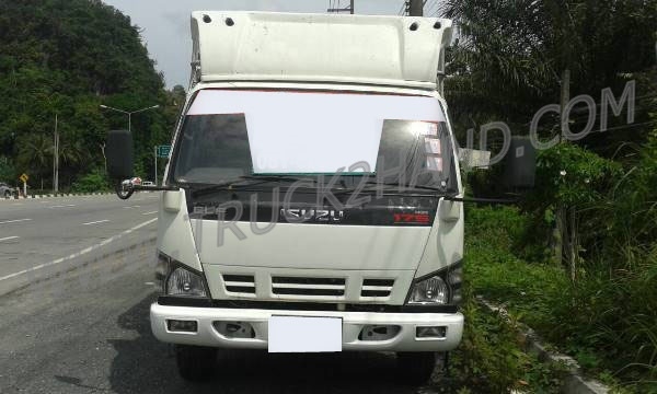 รถบรรทุก 6 ล้อ กระบะรั้ว ISUZU รุ่น NQR  175 แรงม้า