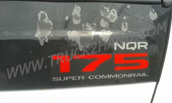 รถบรรทุก 6 ล้อ กระบะรั้ว ISUZU รุ่น NQR  175 แรงม้า