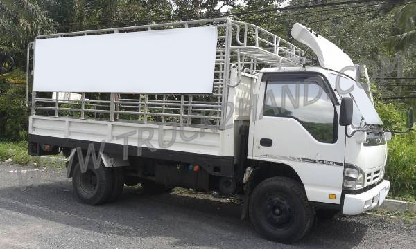 รถบรรทุก 6 ล้อ กระบะรั้ว ISUZU รุ่น NQR  175 แรงม้า