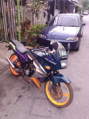 ขายKAWASAKI KR 150  ทะเบียนพร้อมโอน ราคา12,000บาท